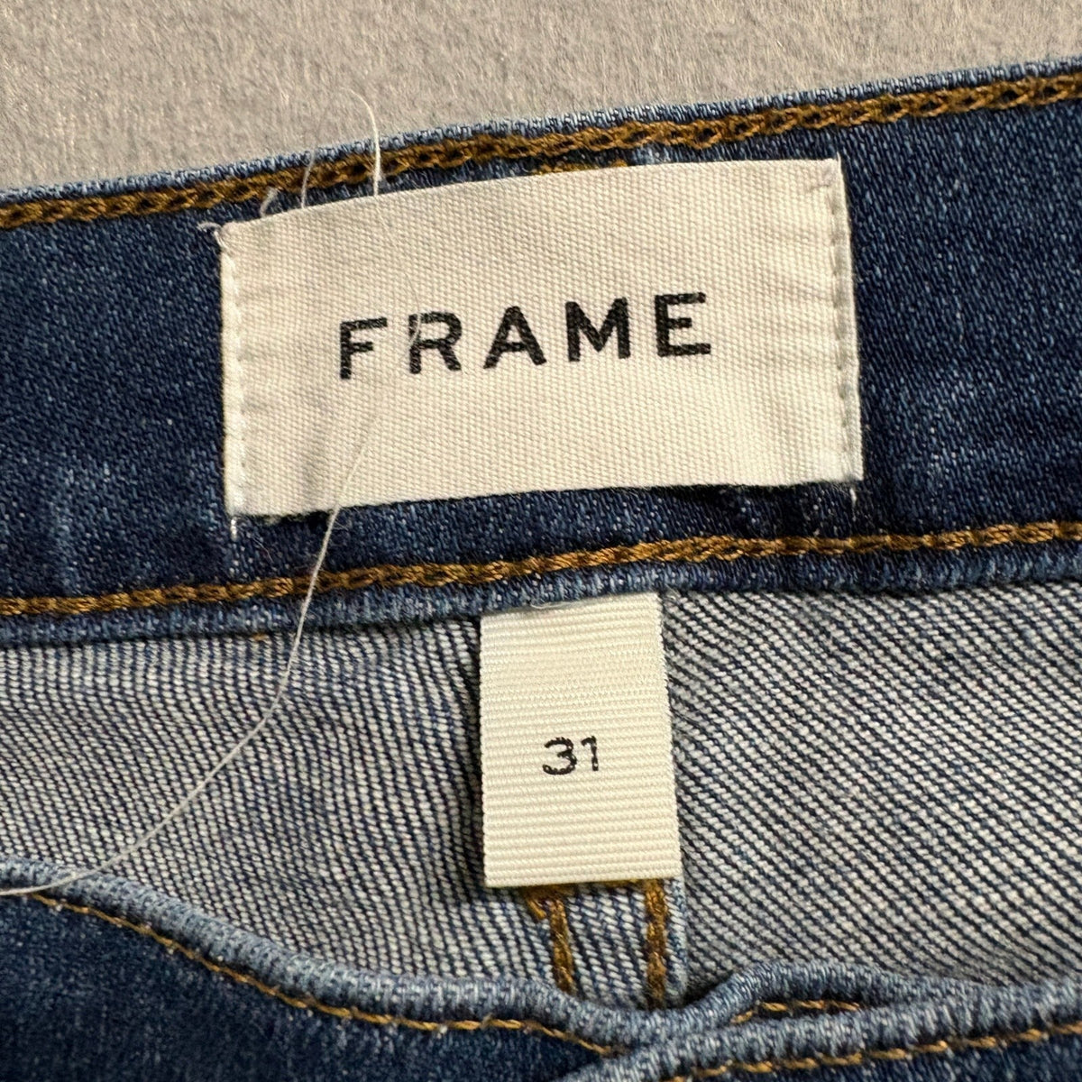 FRAME Denim Le Garcon Slim Boyfriend Jeans Size 31 Azure Medium Wash Stretch