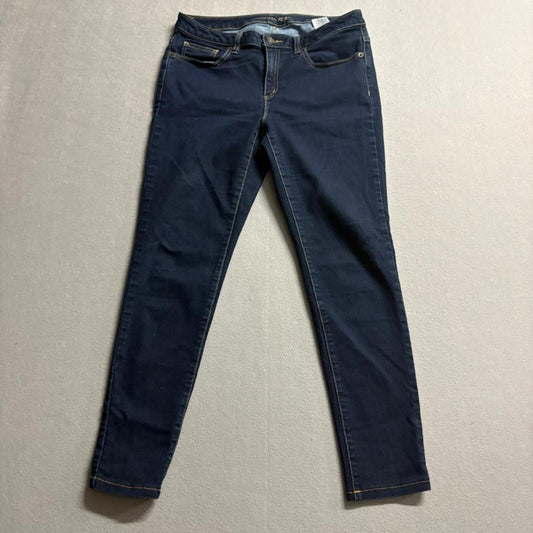 Michael Kors Jeans Womens Size 6 Dark Blue Denim Skinny Stretch Pants