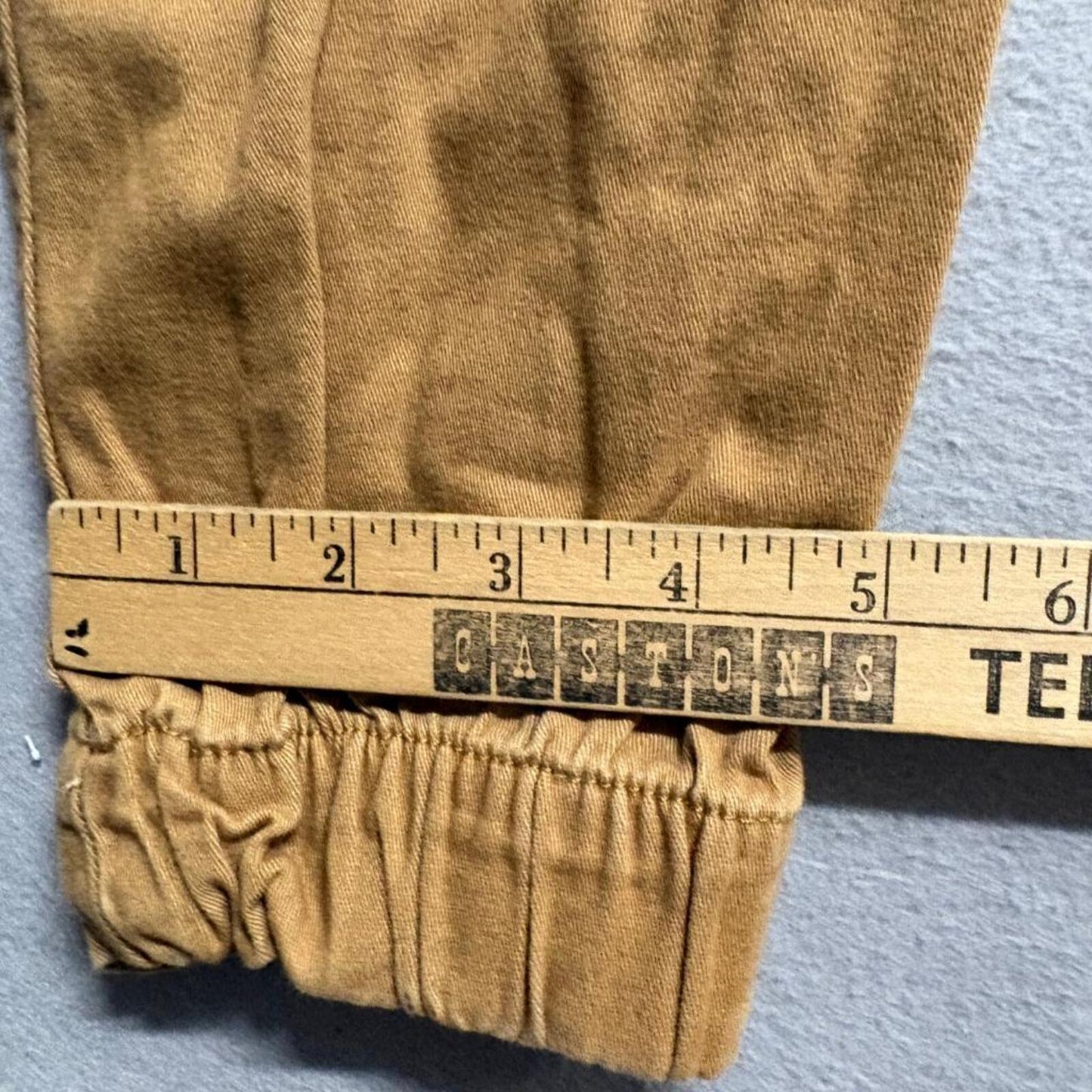 WXYZ MFG CO Cargo Jogger Pants Mens Small Brown Cotton Stretch Elastic Waist