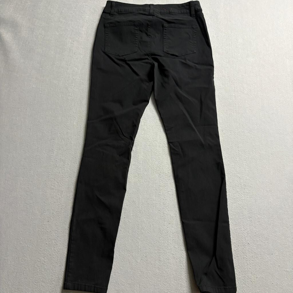Genuine Dickies Women Black Skinny Stretch Pants Size 11 Work Casual