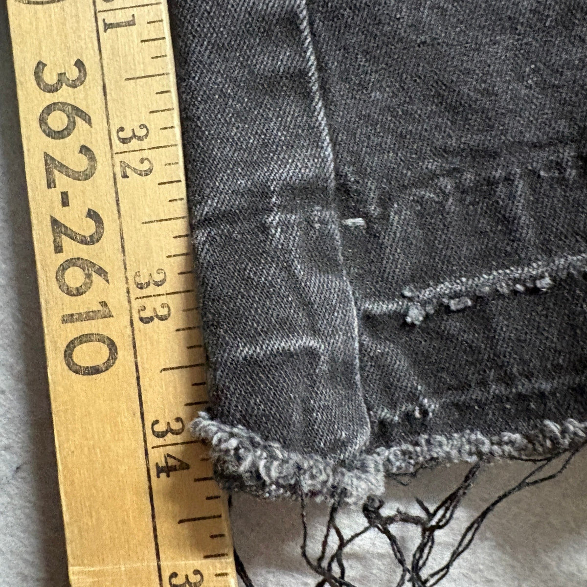 Fashion Nova Novamen Distressed Patchwork Jeans Mens 32 Black Stretch Denim