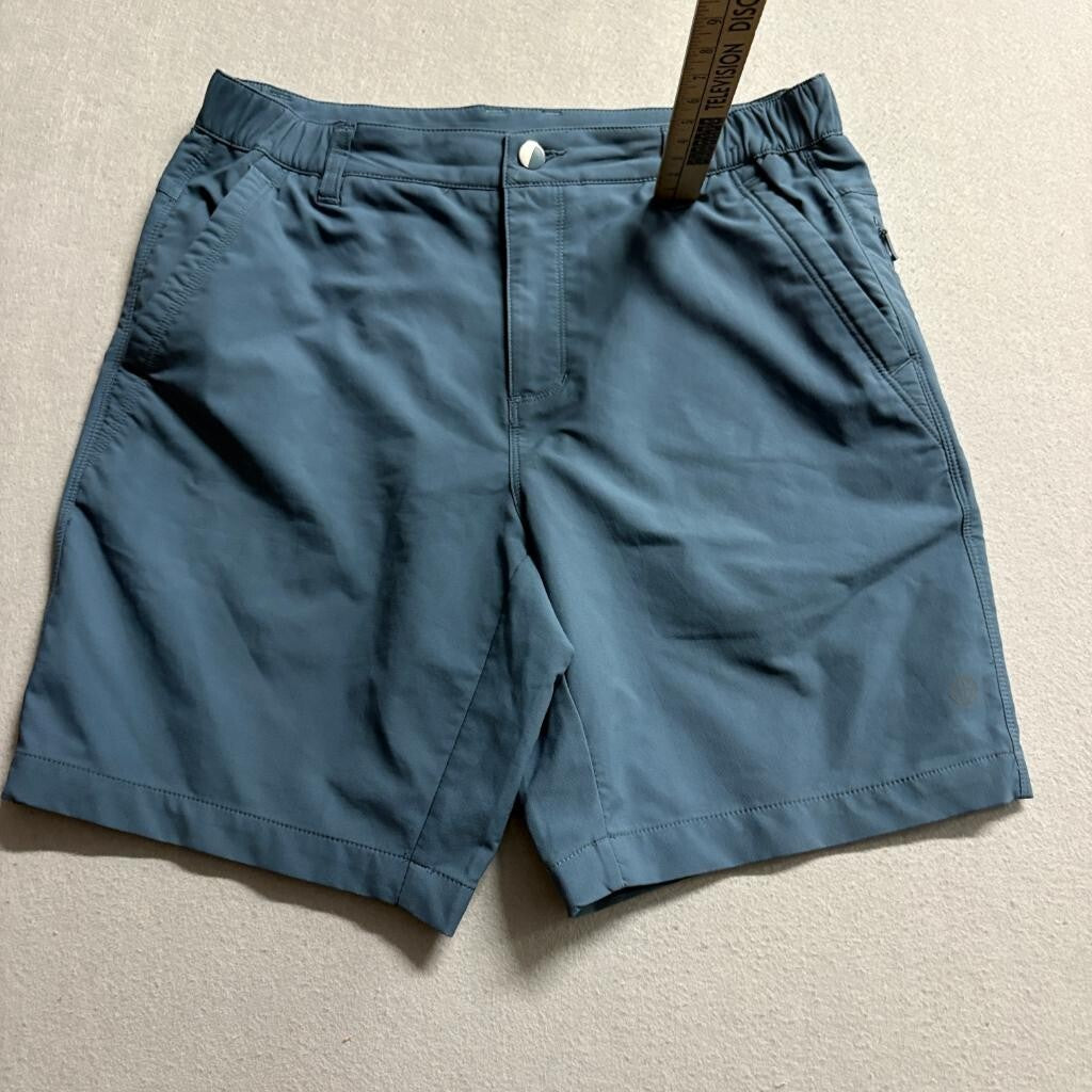 Mondetta Outdoor Project Mens Shorts Size 30 Blue Polyester Blend Stretch Golf