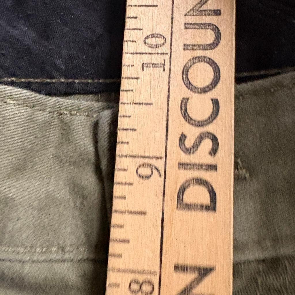 Volcom Mens Chino Pants Size 29 Green Cotton Blend Casual Skate Trousers