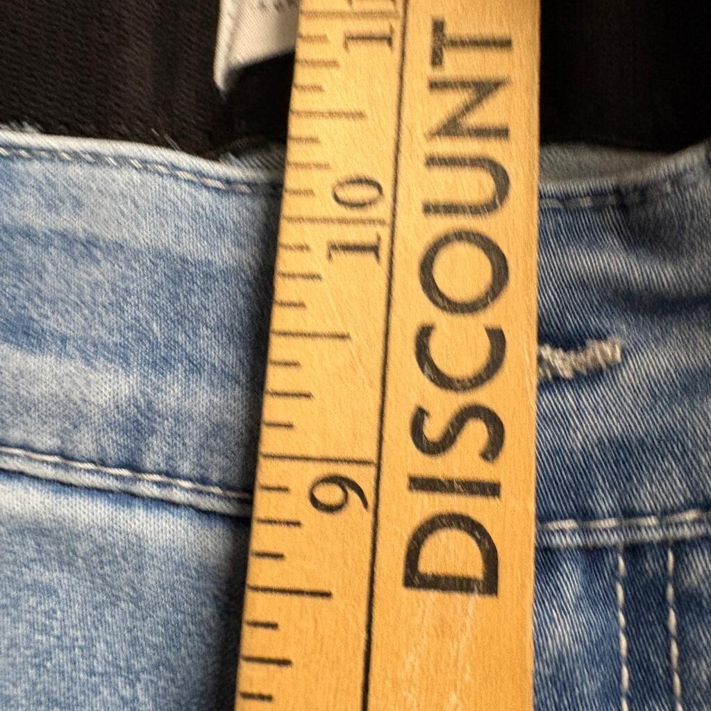 Angels Forever Young Jeans Womens 10/30 Blue Denim Stretch Straight Leg Pants