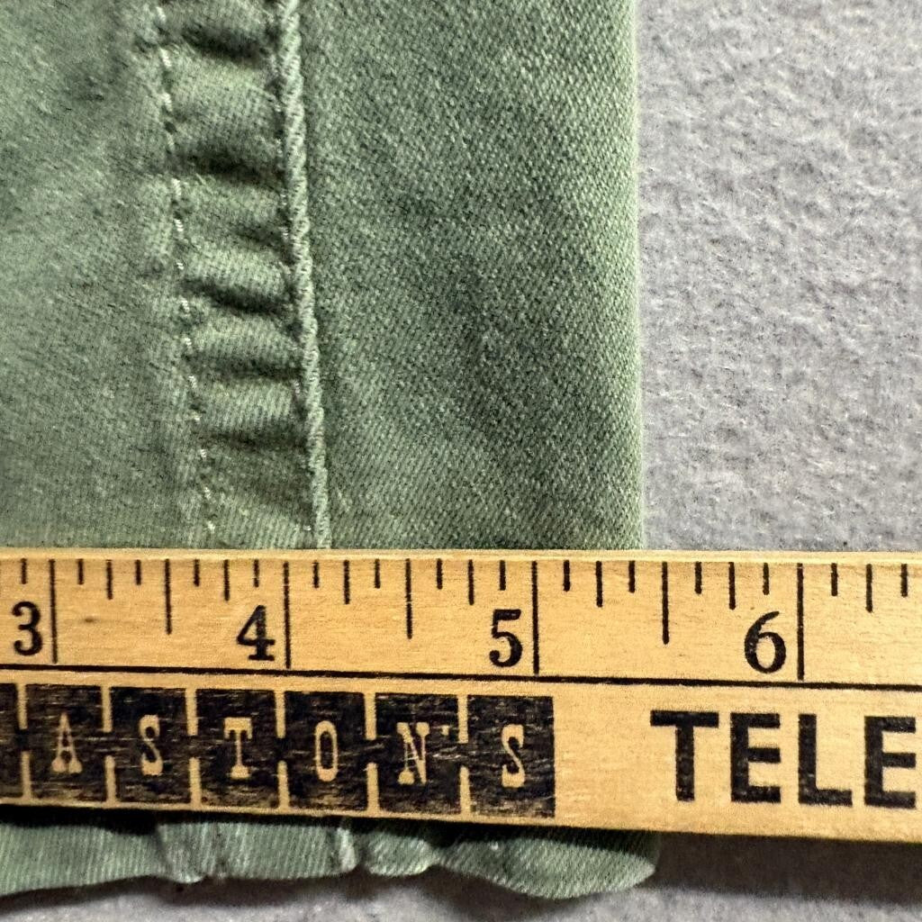 Seven7 High Rise Skinny Jeans Womens Size 14 Olive Green Stretch Denim Pants