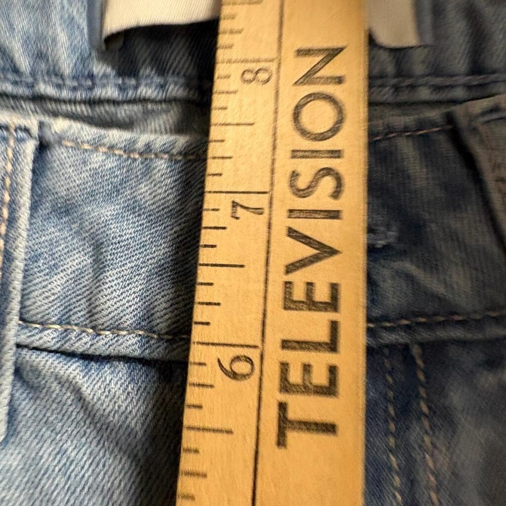 Hollister Low-Rise Baggy Jeans Womens 00R W24 Light Wash Blue Denim Y2K Style