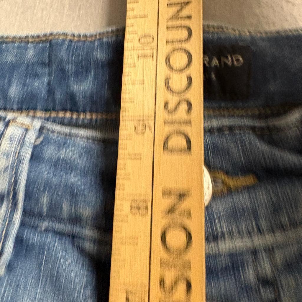Lucky Brand Bridgette High Rise Skinny Jeans Womens 0/25 Blue Button Fly Raw Hem