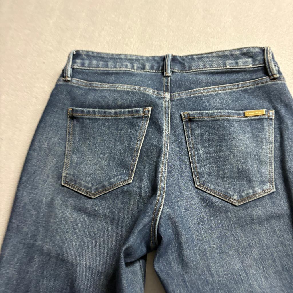 White House Black Market The Straight Crop Jeans Womens 4P High Rise Blue Denim