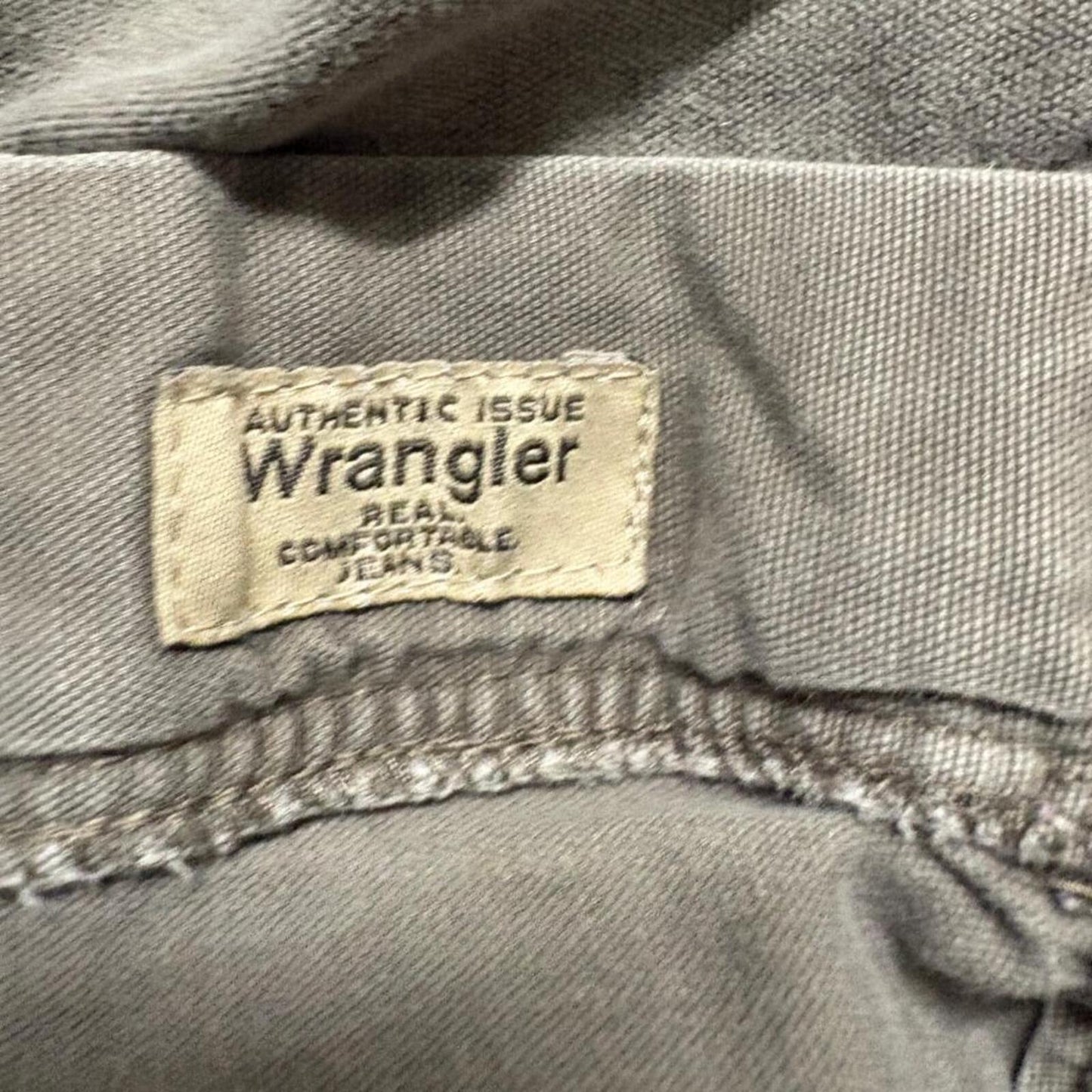 Wrangler Authentic Issue Mens Cargo Shorts 42 Green Cotton Elastic Waist