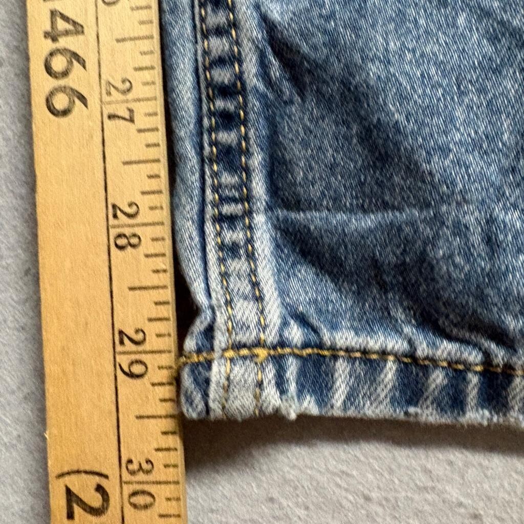 H&M Divided Wide Leg Jeans Womens Size 4 Blue Denim High Rise 100% Cotton