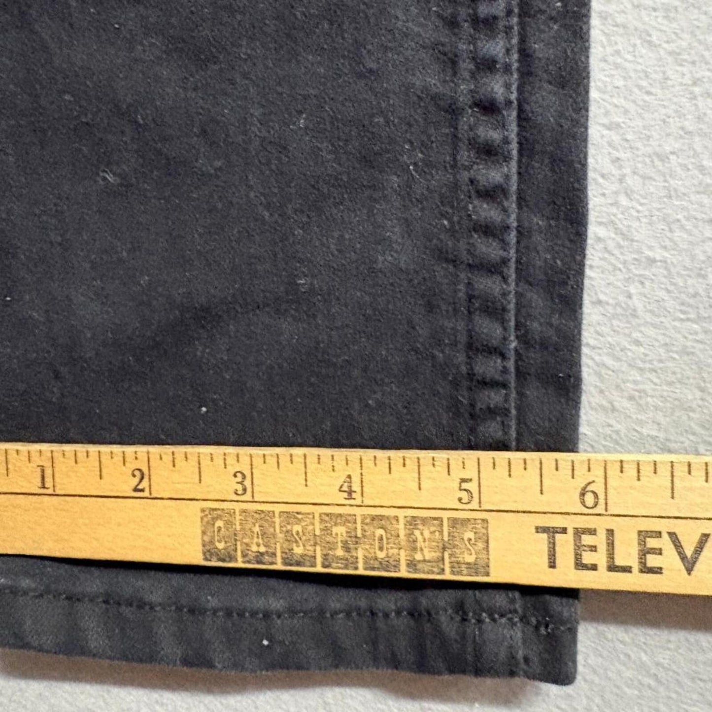 HM Mens Skinny Fit Jeans Size 31 Black Denim Stretch Pants 31x28