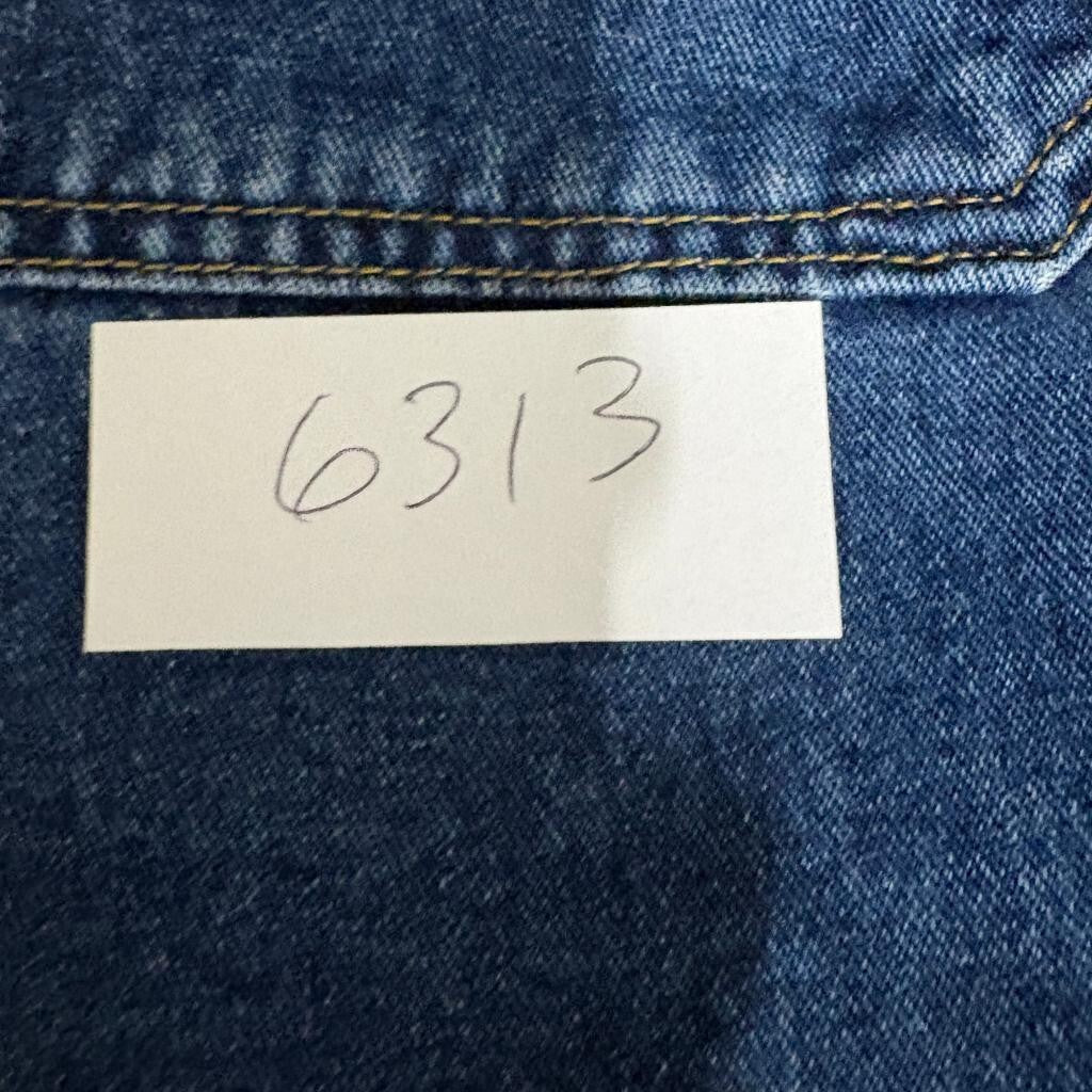 Shein Women Plus Size 3XL Cargo Jeans Blue Denim Wide Leg Utility Pockets
