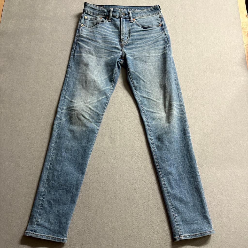 American Eagle Airflex Athletic Fit Jeans Mens 28x32 Blue Stretch Denim