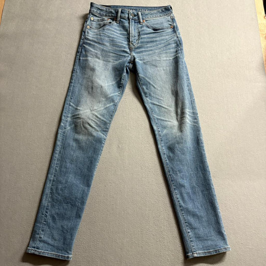 American Eagle Airflex Athletic Fit Jeans Mens 28x32 Blue Stretch Denim