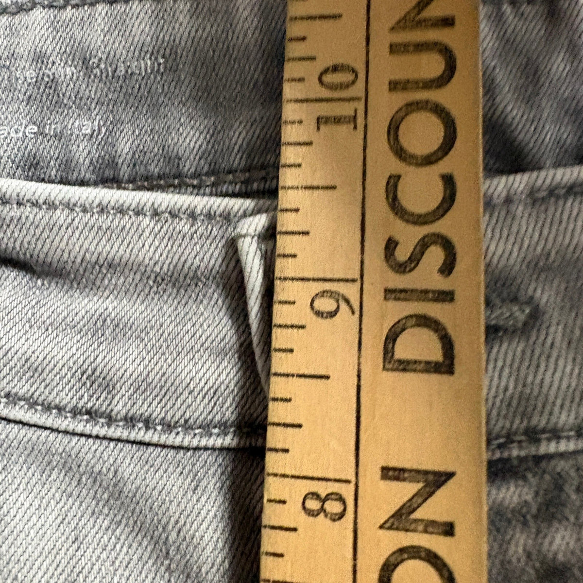 AG Adriano Goldschmied Prima Mid Rise Cigarette Jeans Womens 26R Gray Stretch