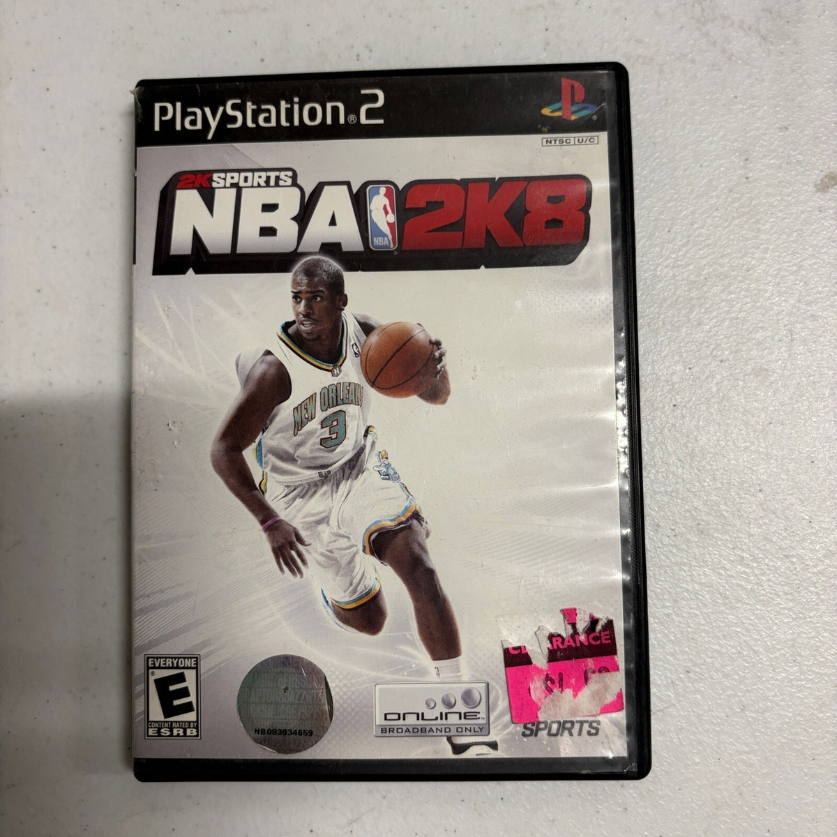 NBA 2K8 Sony PlayStation 2 PS2 Complete With Manual Chris Paul
