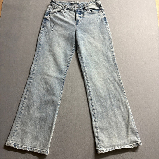 Celebrity Pink Wide Leg Jeans Womens Size 5 / 27 Light Wash High Rise Stretch