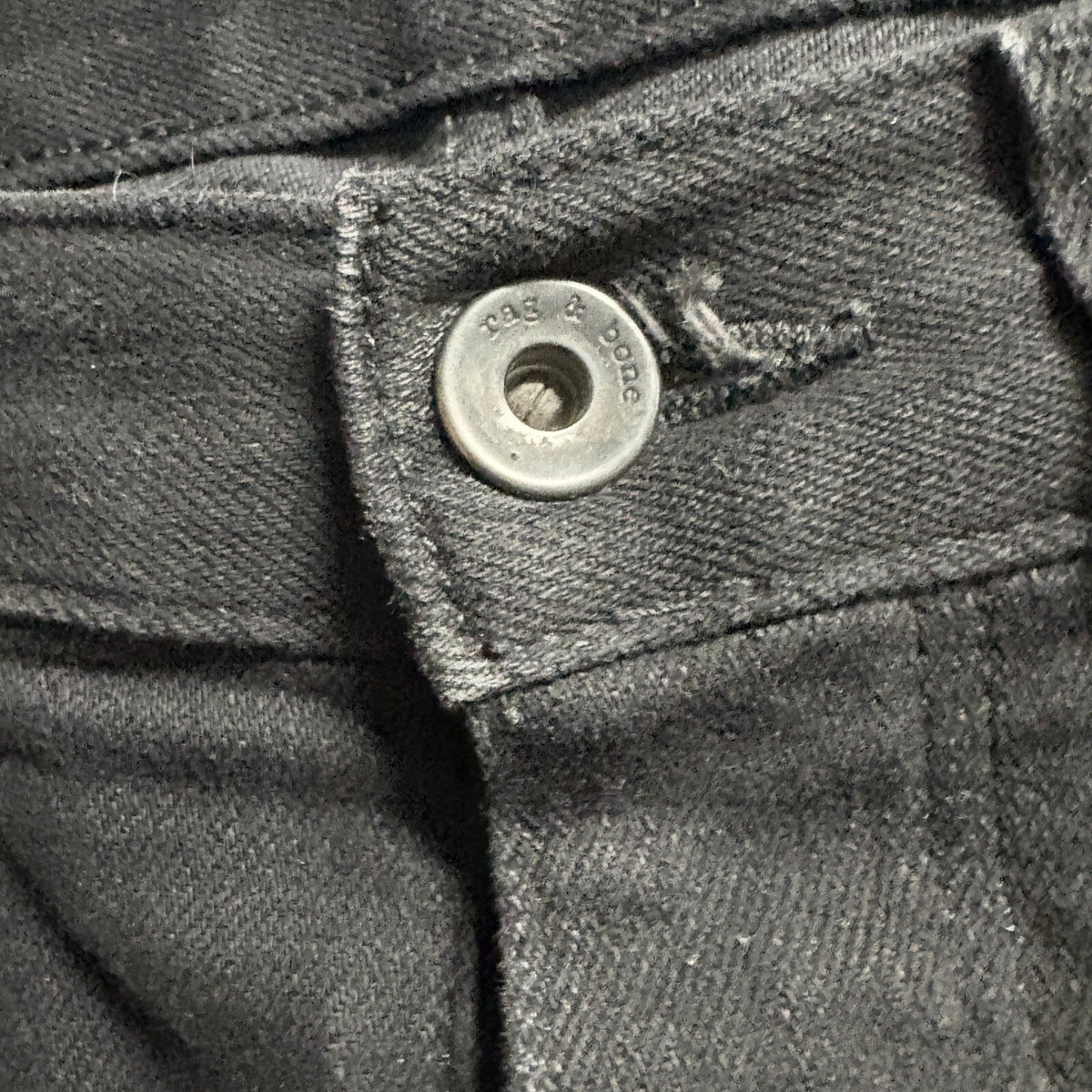 Rag & Bone Fit 2 Slim Jeans Mens 29 Black Denim Made in USA