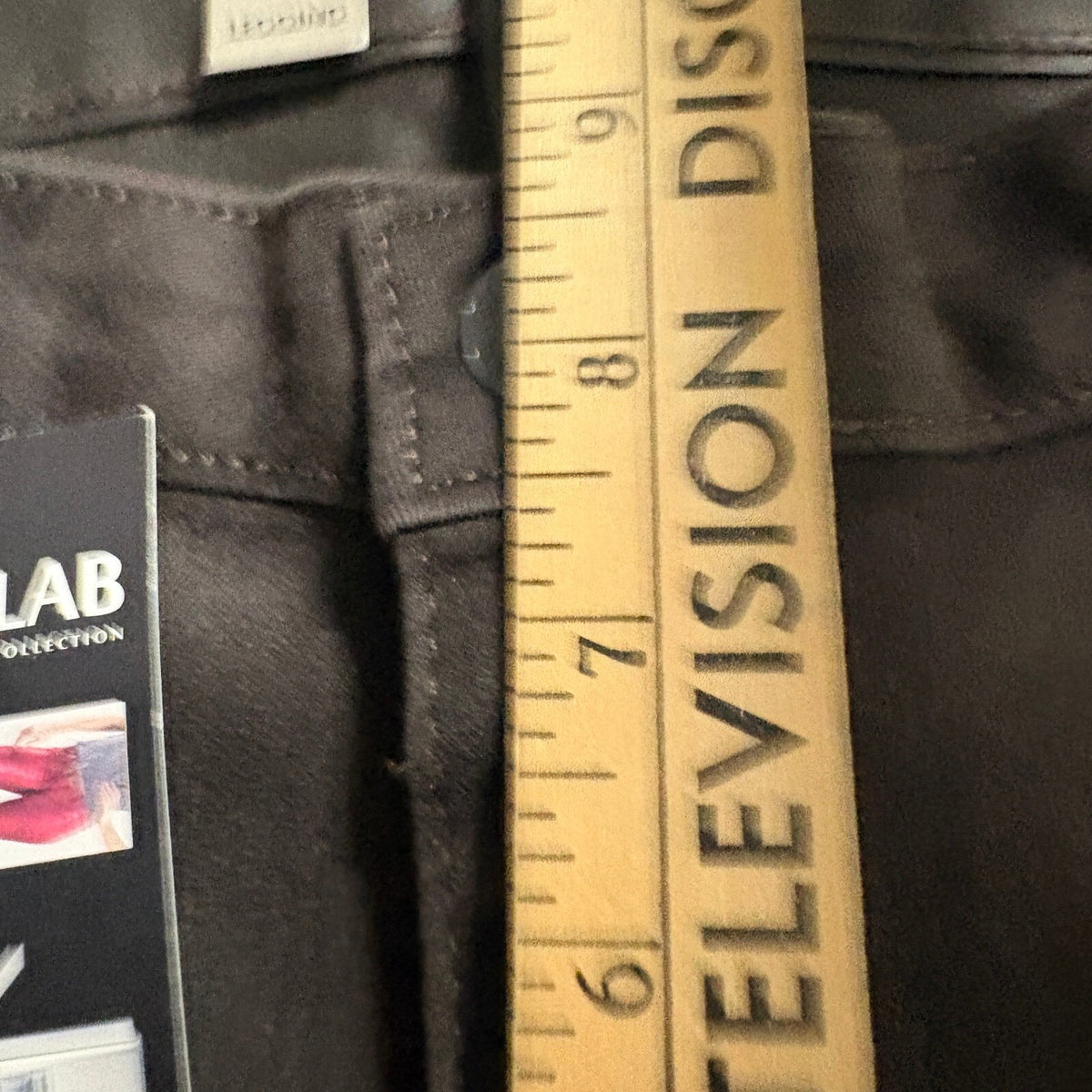 Bleulab Detour Reversible Ballet Legging Jeans Size 32 Dark Brown Coated USA