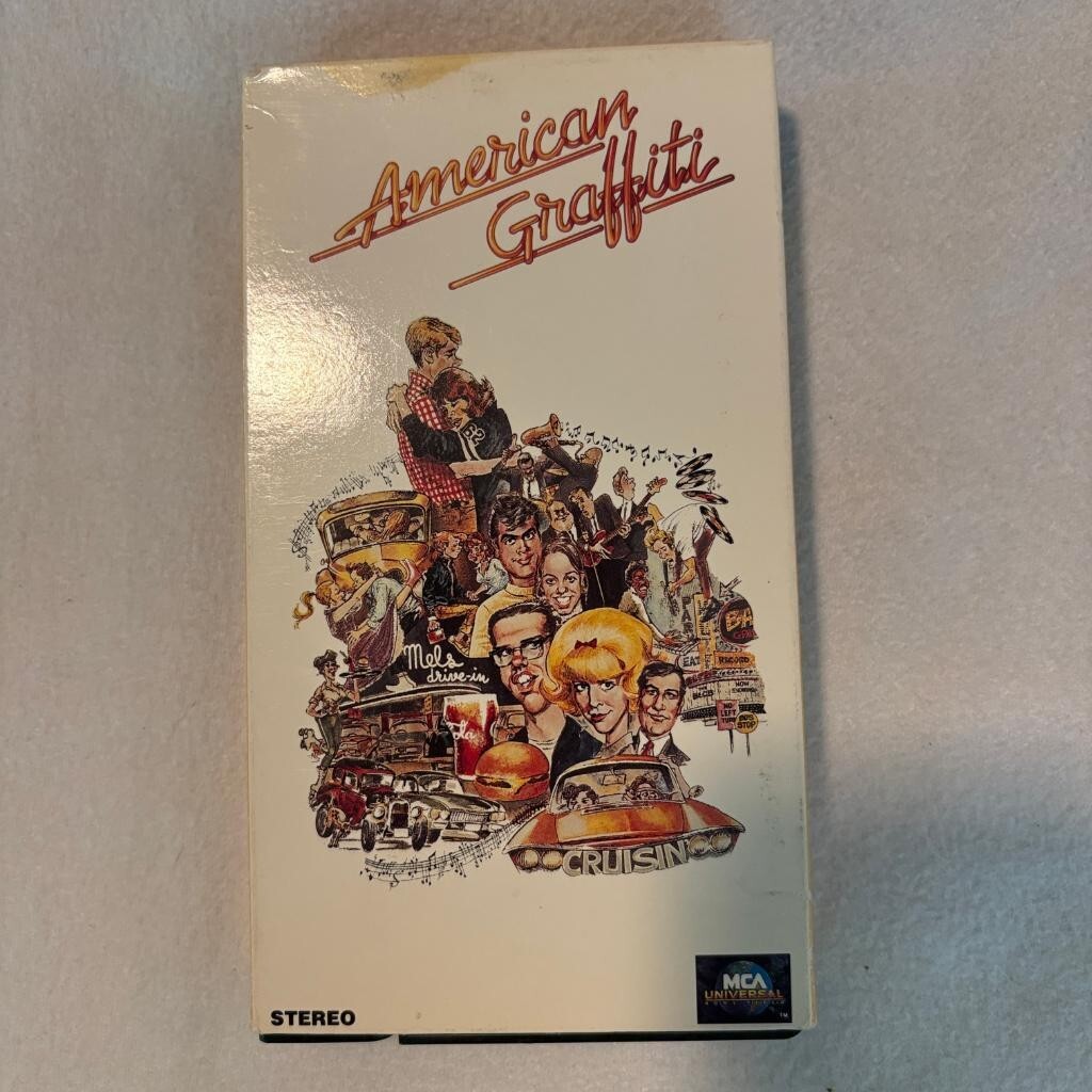American Graffiti VHS MCA Universal Home Video George Lucas 1990 Release