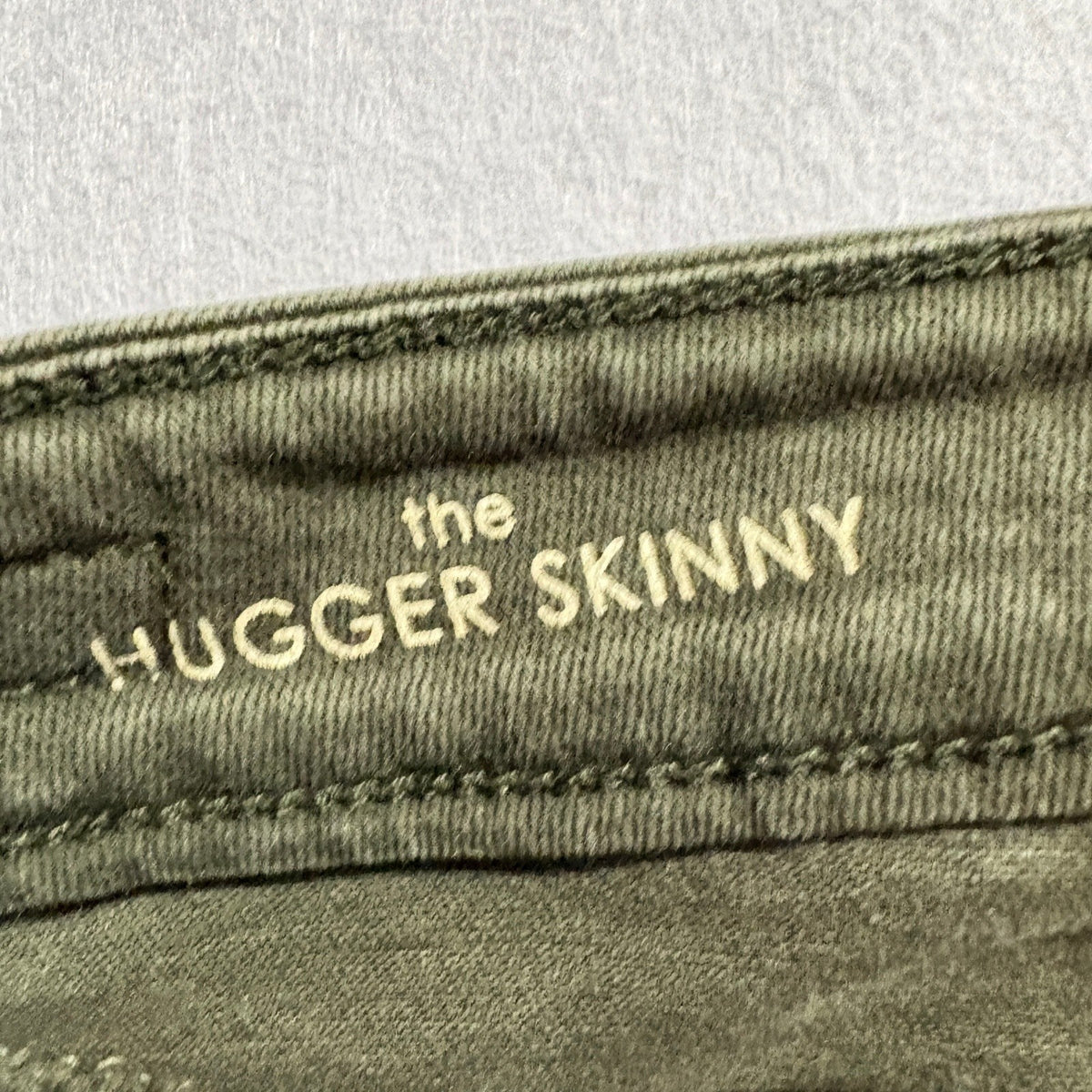 Liverpool Los Angeles The Hugger Skinny Jeans Womens 2/26 Olive Green Stretch