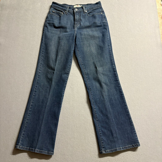 Levi's 512 Womens Bootcut Jeans Size 8 S Short Perfectly Slimming Medium Wash