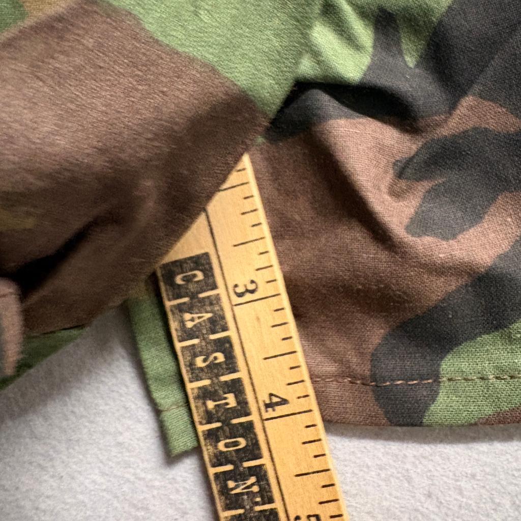 Vintage Basic Editions Camo Shorts Mens XL Green Woodland Camouflage USA Made