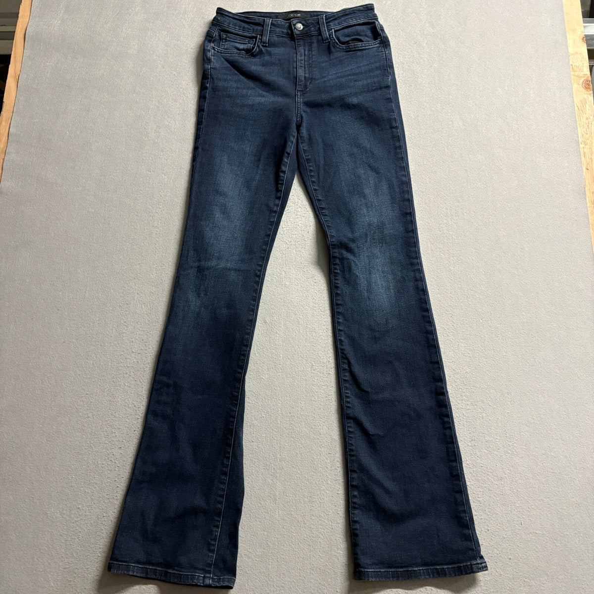 Joe's Jeans Womens 27 High Rise Curvy Bootcut Dark Wash Stretch Blue Denim Pants