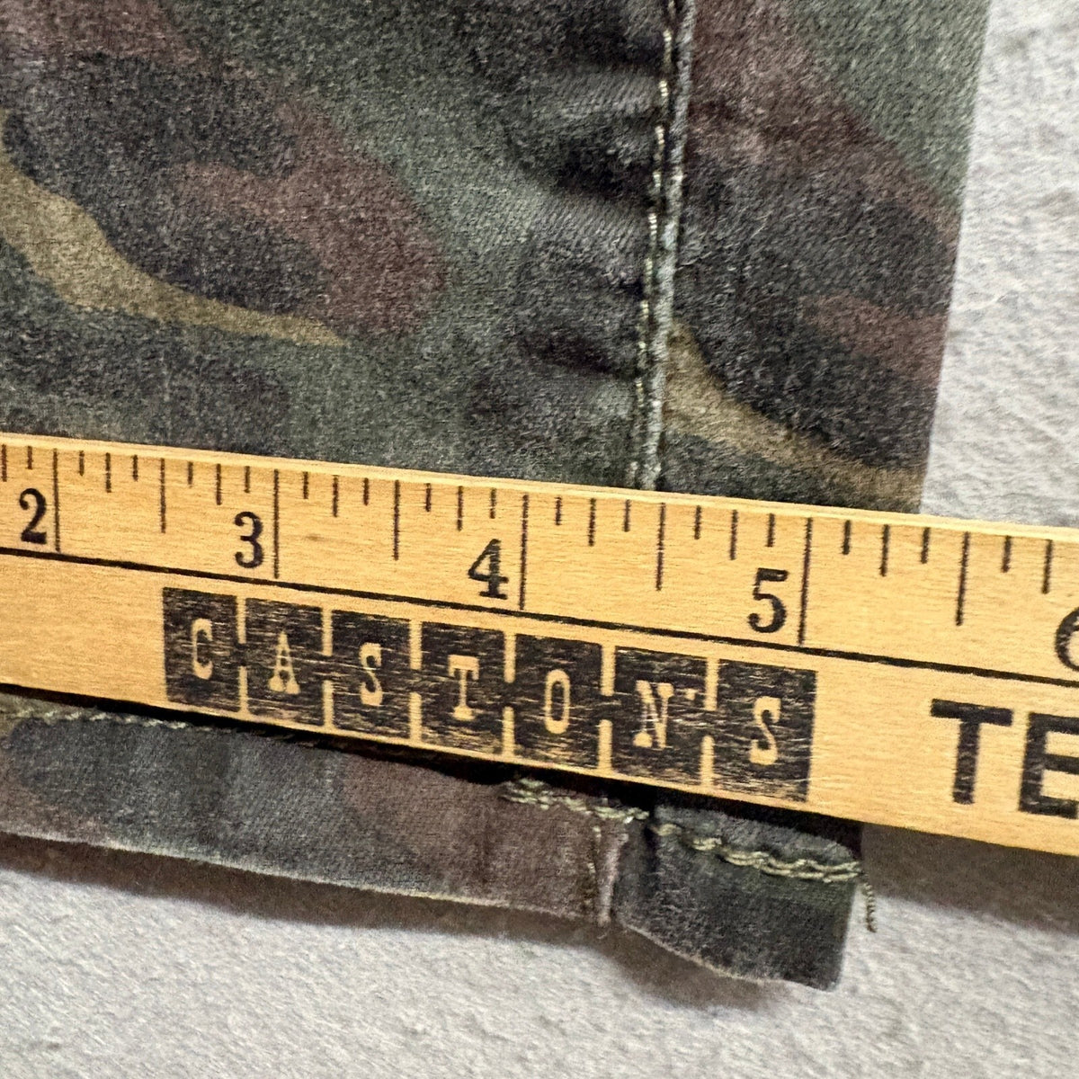 VIP Jeans Womens Camo Camouflage Stretch Skinny Pants Size 13 14 Double Button