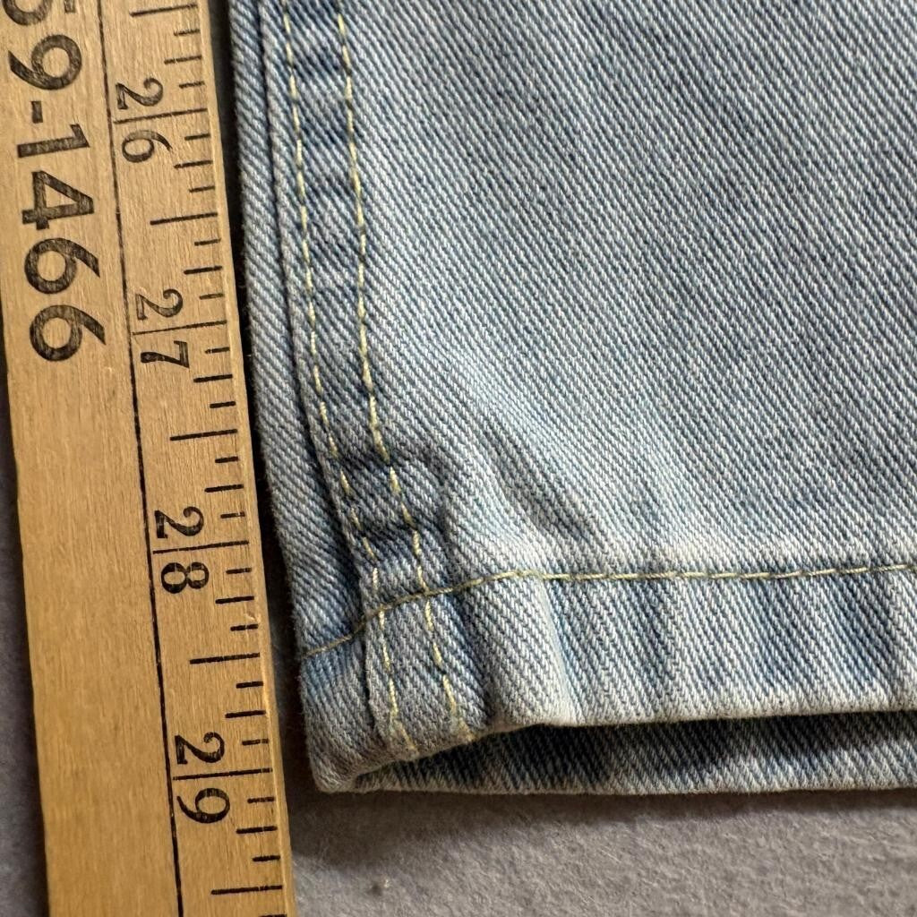 Fashion Jeans Womens Small Light Wash Denim Wide Leg High Rise Blue Cotton Blend