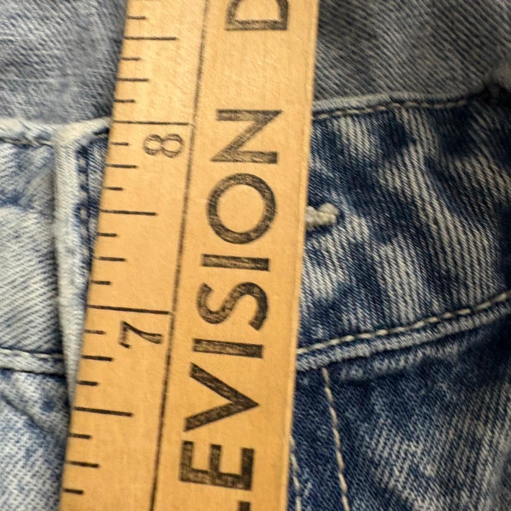 Hollister Low Rise Baggy Jeans Womens 6R W28 Light Wash Distressed Ripped Denim