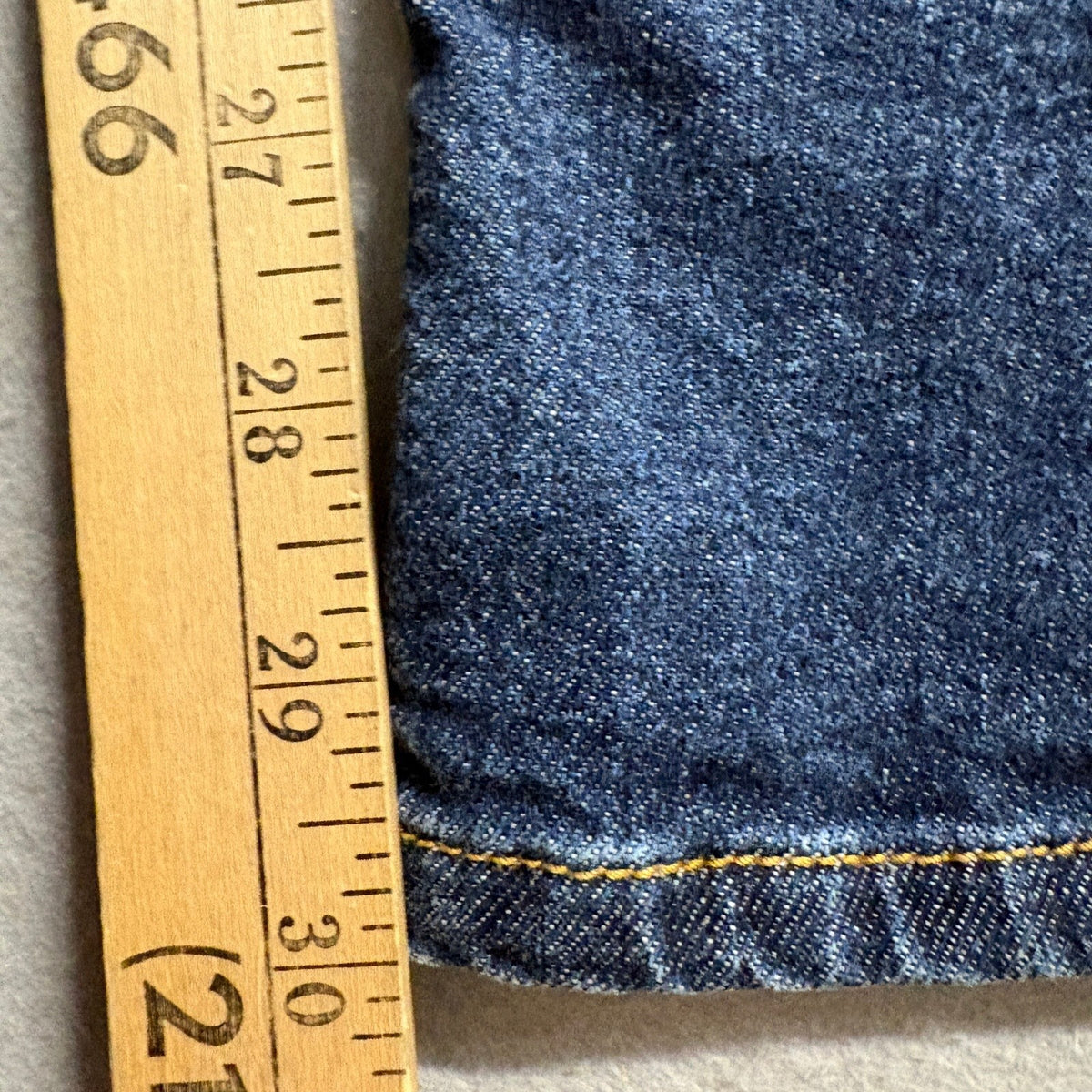Dickies Womens Low Rise Straight Leg Denim Jeans Blue Size 5 x 30