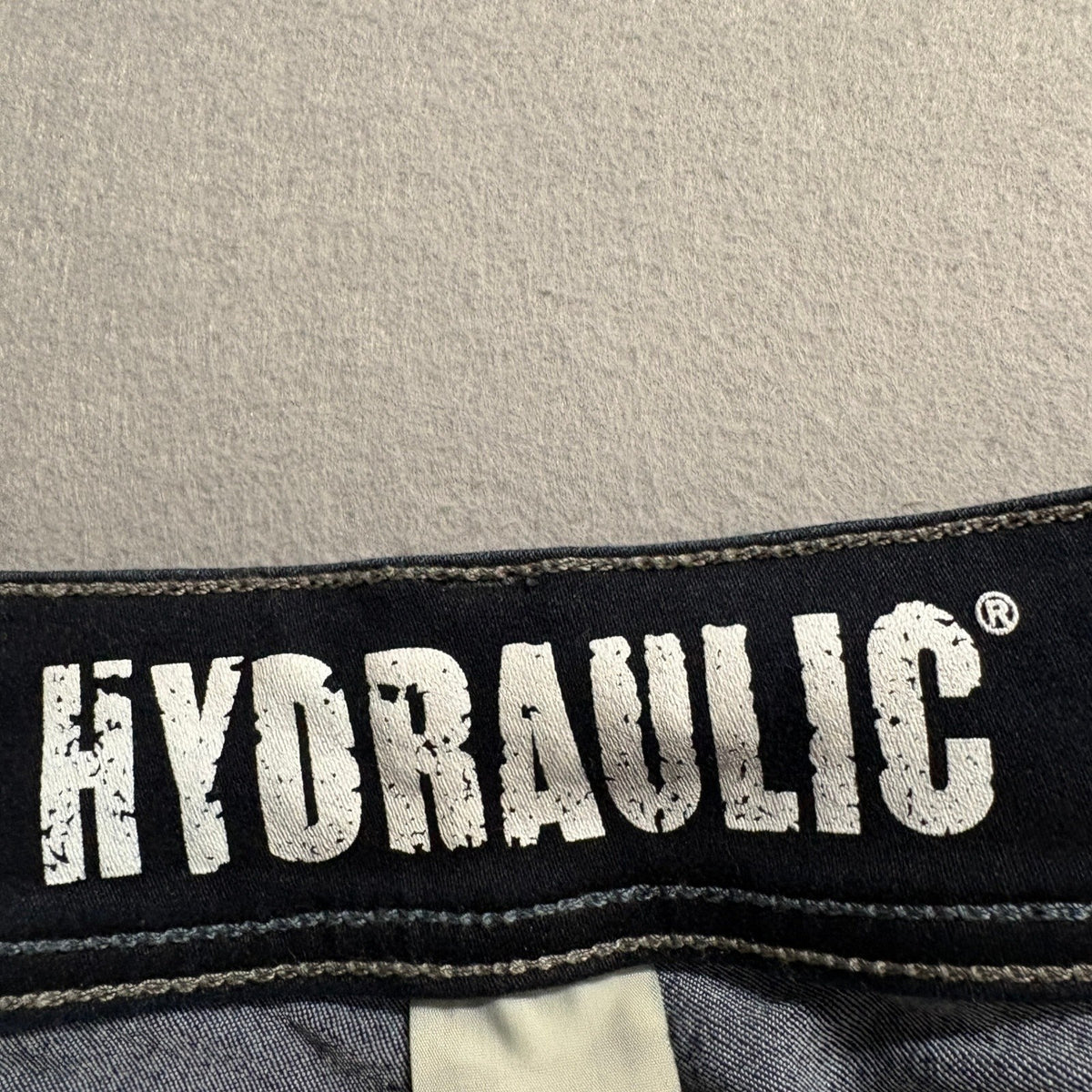 Hydraulic Denim Bermuda Shorts Womens 20W Dark Wash Cuffed Stretch Capris NWT