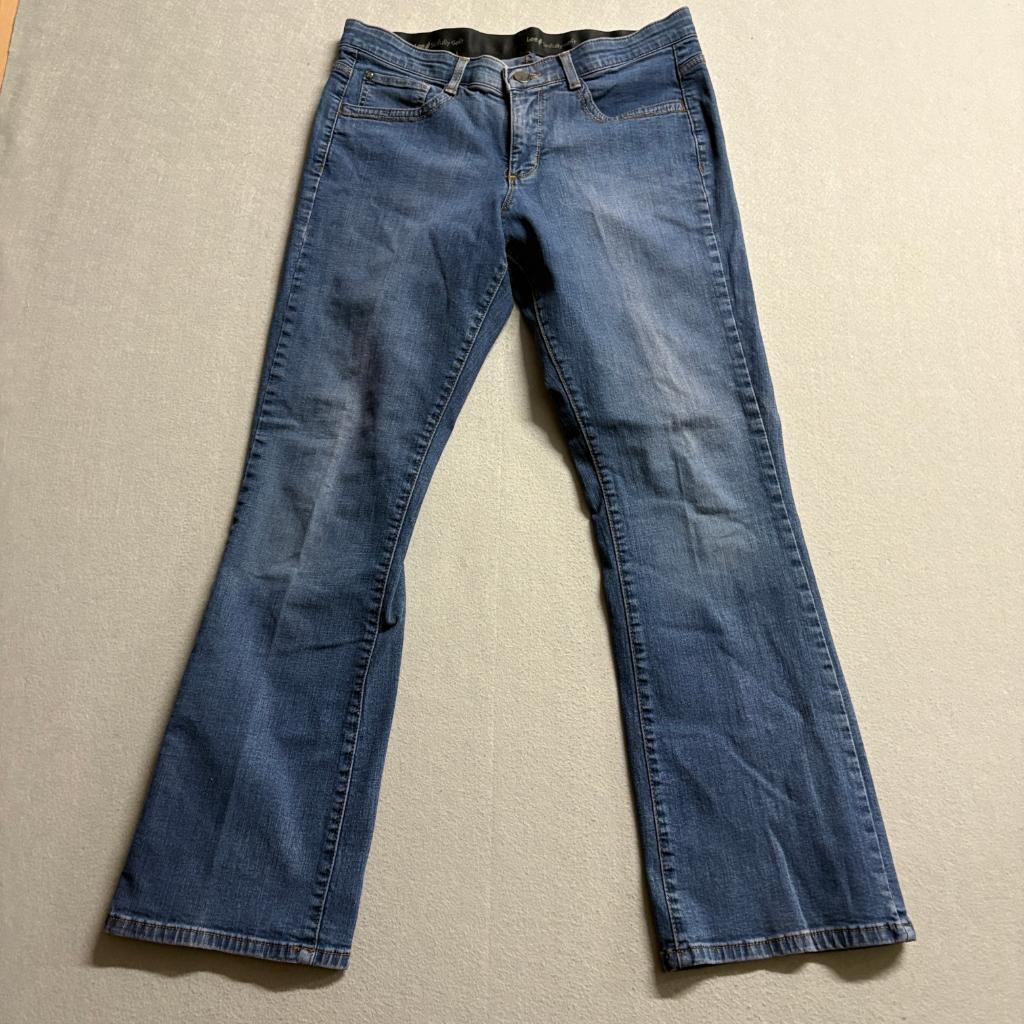 Lee Sinfully Soft Bootcut Jeans Womens Size 10 Medium Blue Stretch Denim