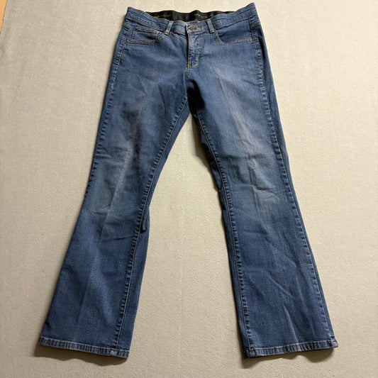 Lee Sinfully Soft Bootcut Jeans Womens Size 10 Medium Blue Stretch Denim