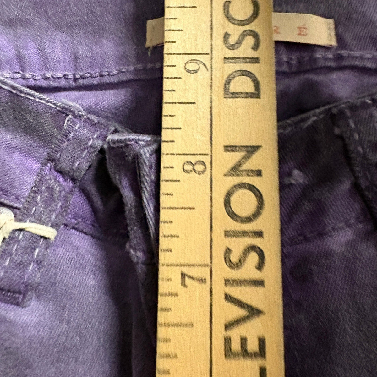 Bobore Purple Skinny Jeans Womens Size 28 S Cotton Stretch Denim Pants