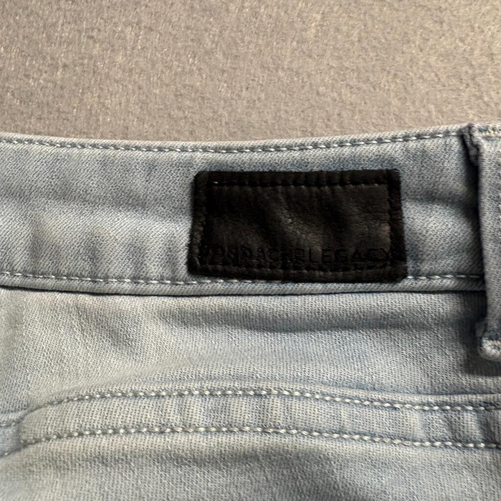 Jordache Legacy Womens Skinny Jeans Size 4 Light Wash Studded Pockets Stretch