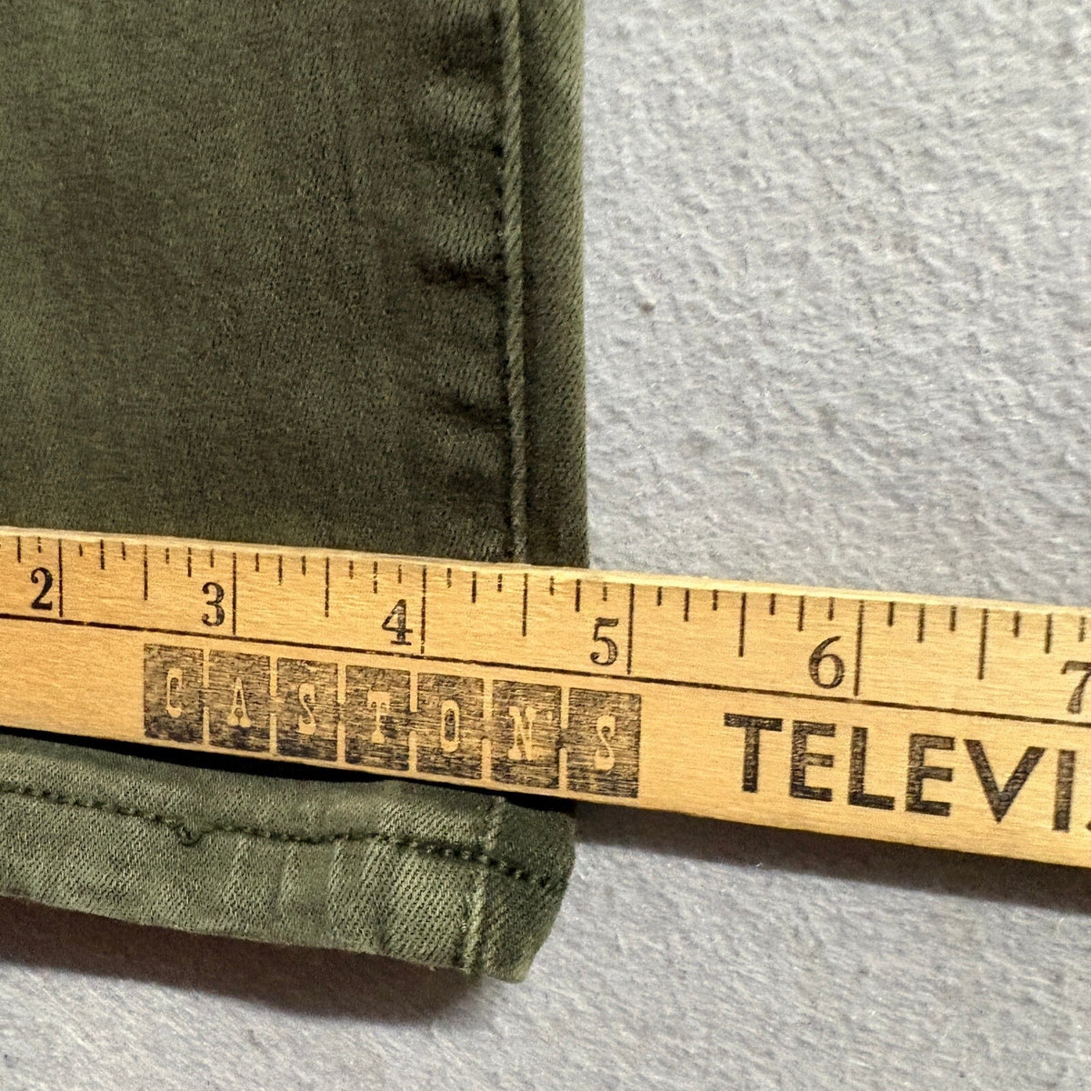 Liverpool Los Angeles The Hugger Skinny Jeans Womens 2/26 Olive Green Stretch
