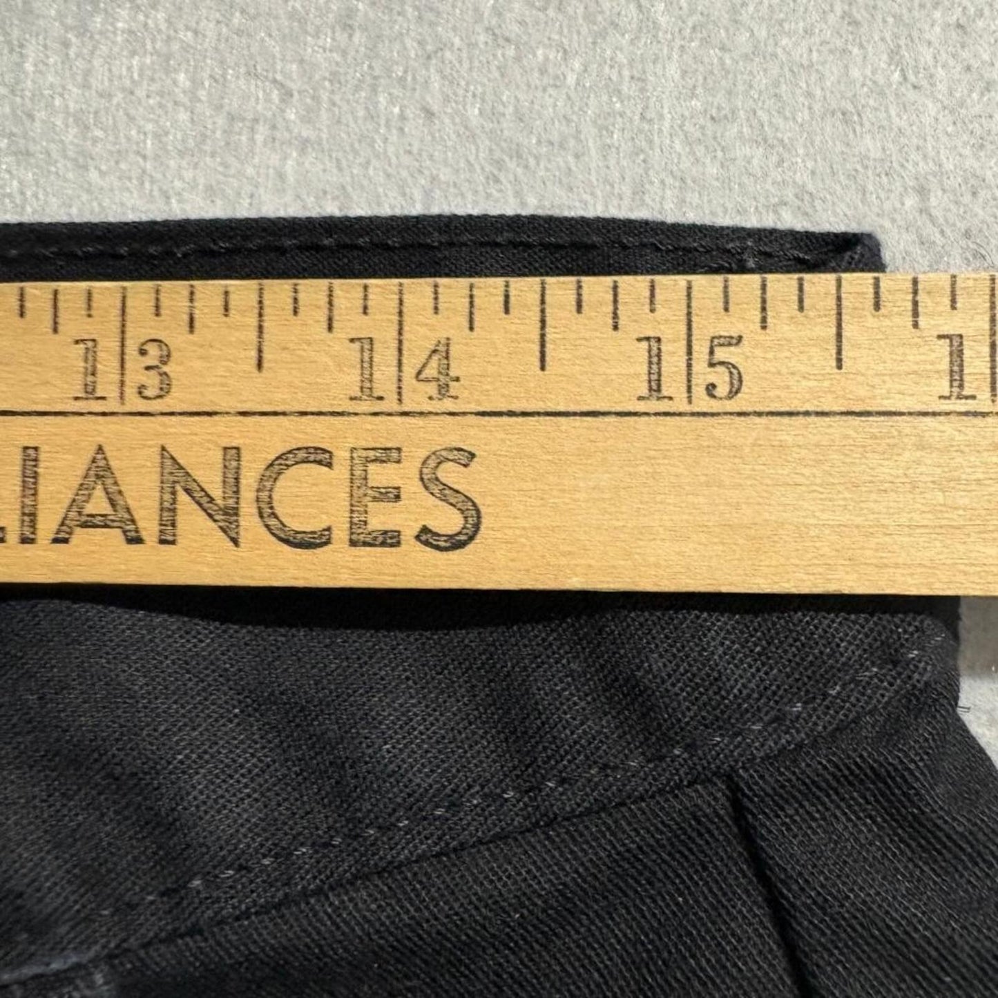 Genuine Dickies Women Black Work Pants Size 30x32 Straight Leg Twill Chino