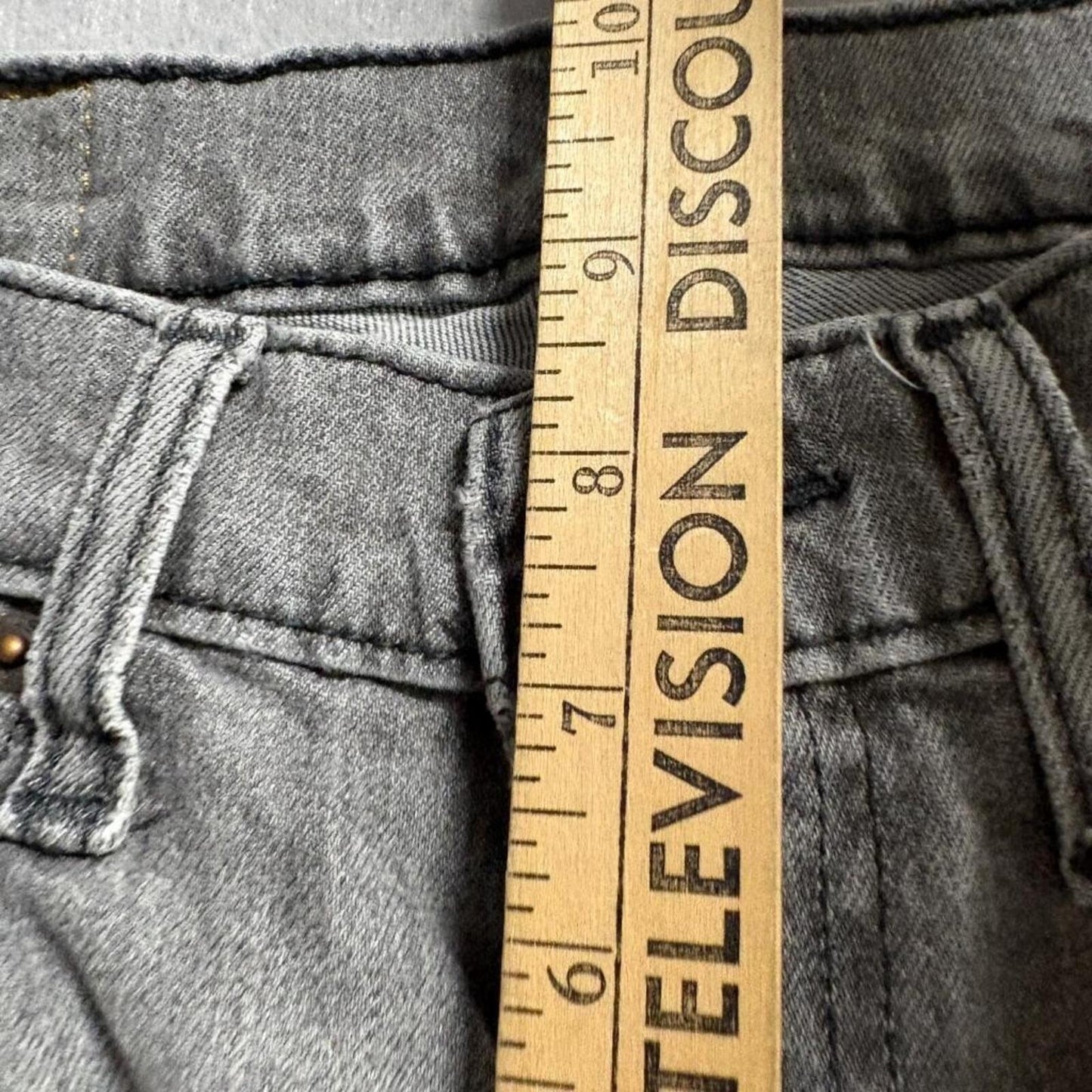 Levi's 514 Straight Leg Jeans Womens 29x30 Gray Denim Cotton Blend