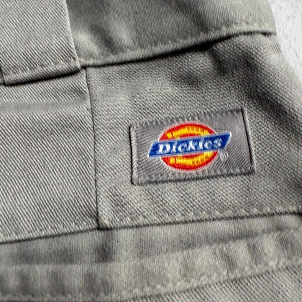 Dickies 874 Original Fit Work Pants Mens 28x32 Gray Polyester Cotton Chino