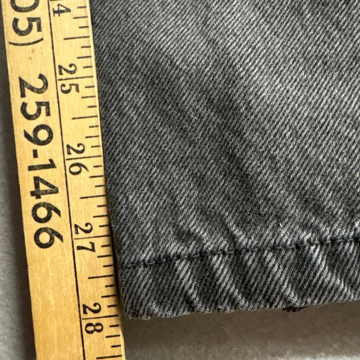 Empyre Zia Vintage Straight Jeans Womens Size 4 Gray Denim 100% Cotton