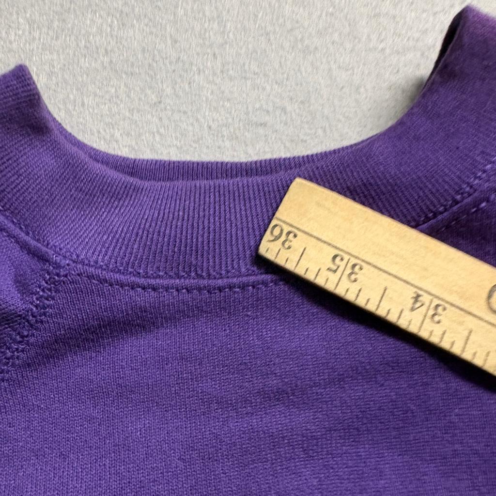 Vintage Tultex Maximum Sweats Purple Crewneck Sweatshirt Mens Large Made in USA