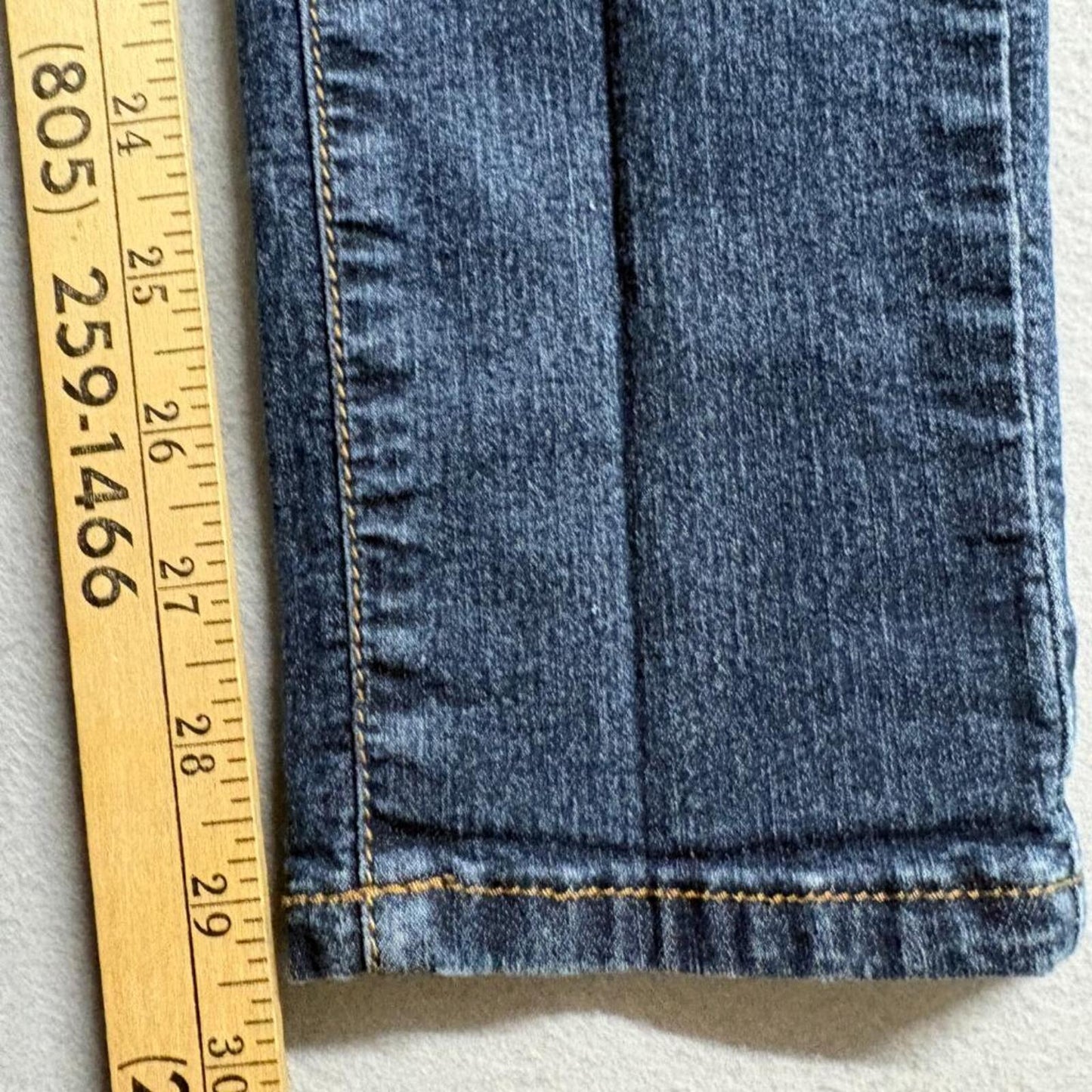 I&M Jeans Womens Size 5 Blue Denim Skinny Stretch Low Rise Dark Wash