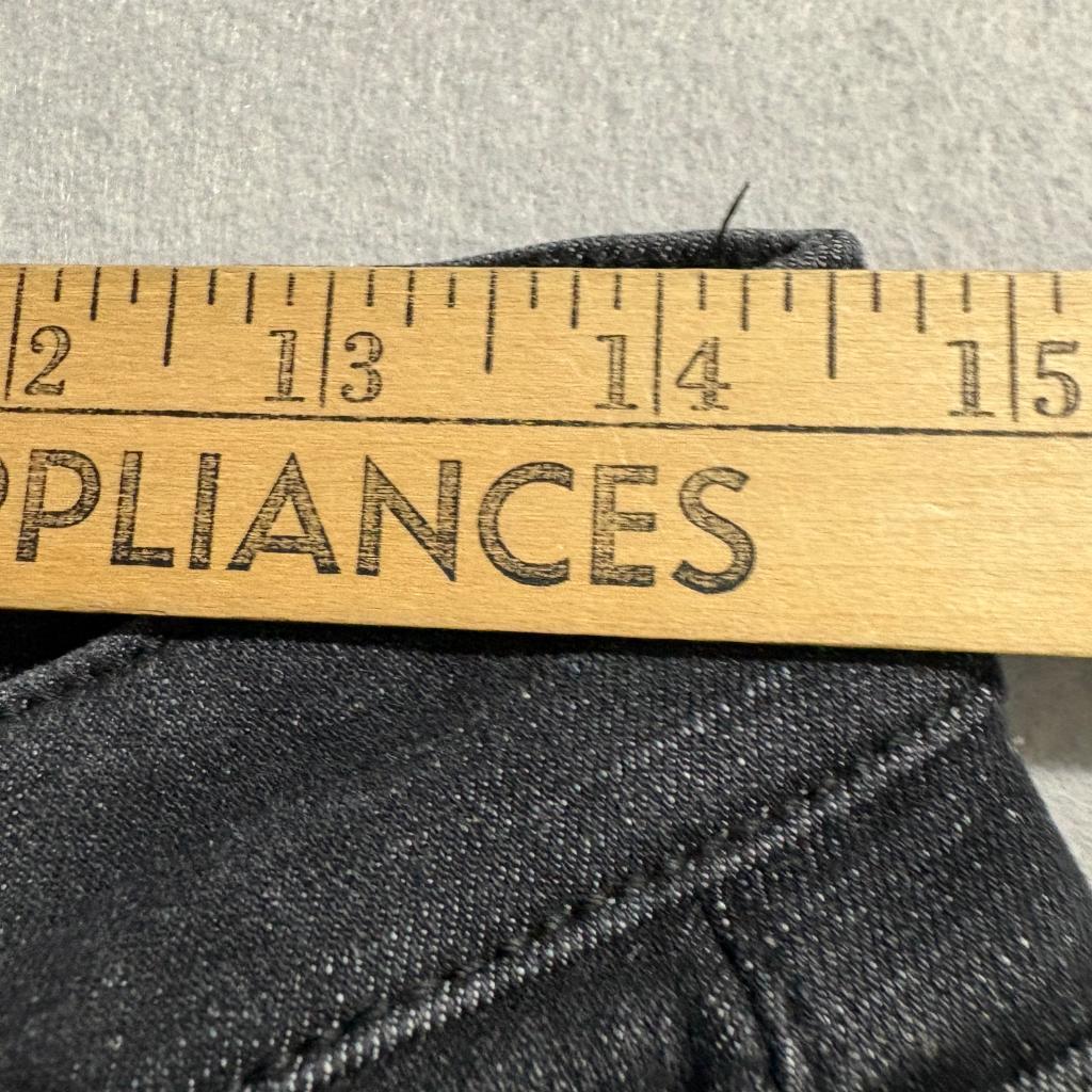 New Di Lead Fleece Lined Jeans Womens Large Black Denim Skinny Warm Winter Pants