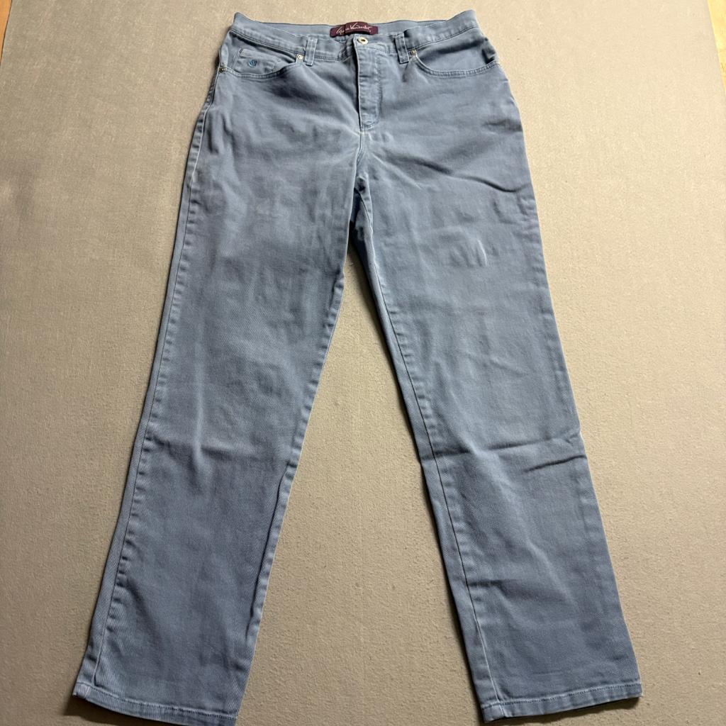 Gloria Vanderbilt Amanda Jeans Womens 10 Blue Cotton Stretch Straight Leg Pants