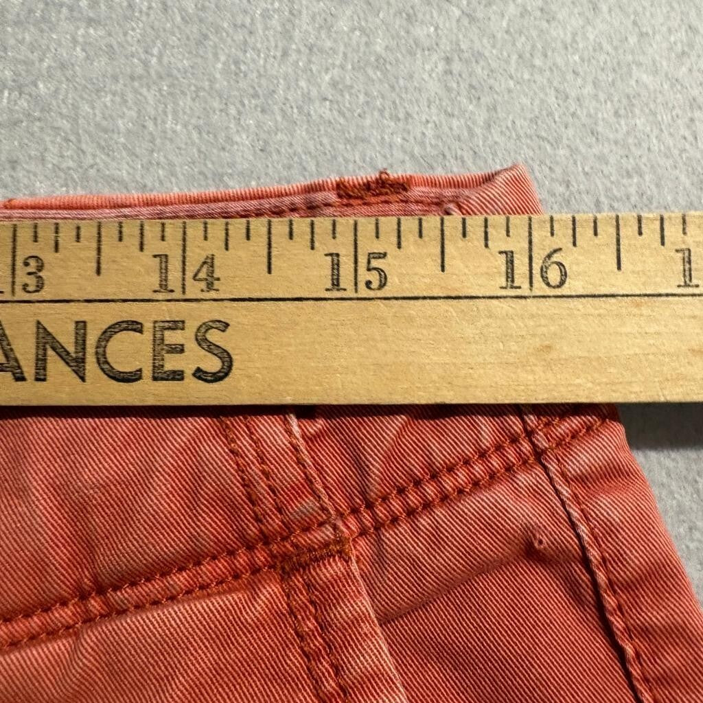 Gap For Good Mens Slim Chino Pants 32x32 Burnt Orange Stretch Cotton Twill