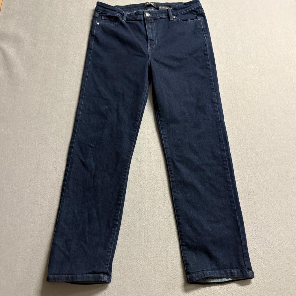 Buffalo David Bitton Alyssa Jeans Womens 10/30 High Rise Straight Leg Blue