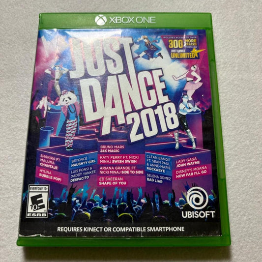 Just Dance 2018 Xbox One Game Disc Case Tested Ubisoft
