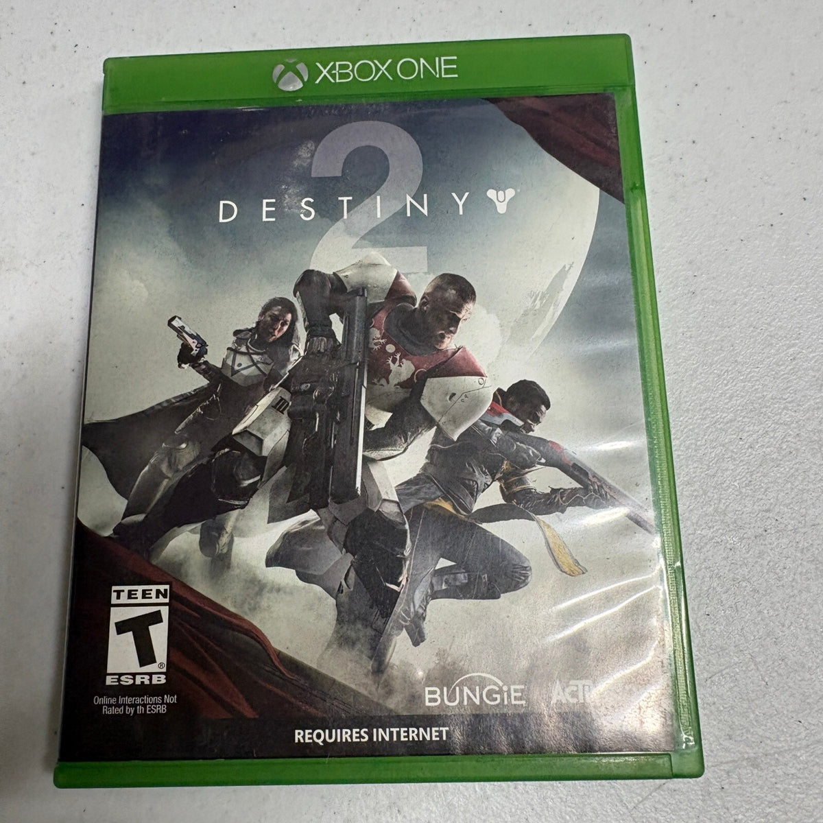 Destiny 2 Microsoft Xbox One Game Disc Case Insert Coldheart Paperwork Complete